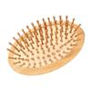 Wooden Massage Comb No Handle Scalp Care Styling Comb for Straight Curl HairComb
