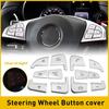 Steering Wheel Button Silver Trim For Mercedes Benz GLC C Class W205 2015-18 EOA