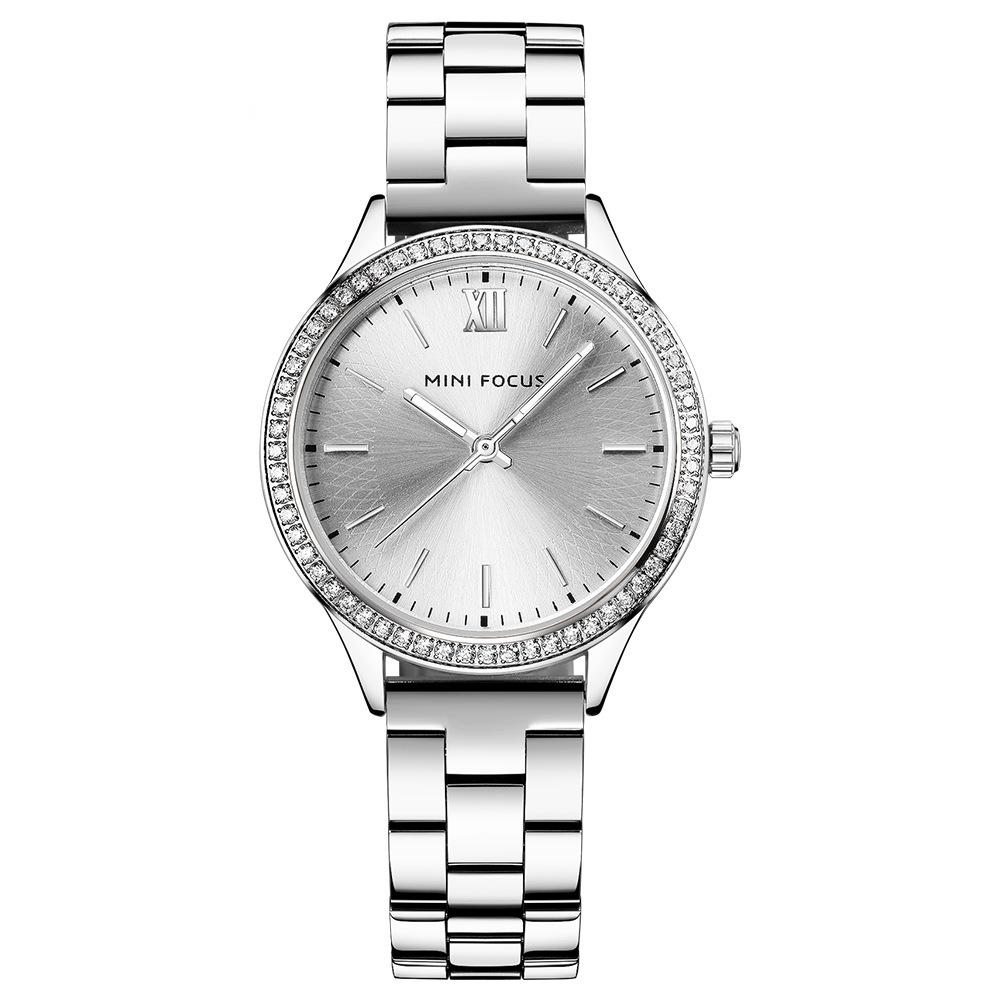 Ladies Watch Japanese Movement Luminous Waterproof Steel Strap Butterfly Buckle