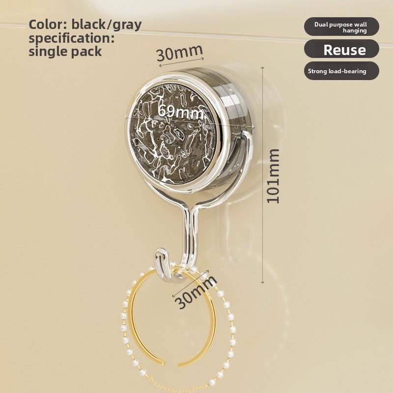 Suction Cup Wall Hook For Entryway With Double Hooks In Nordic Style For Home Organization