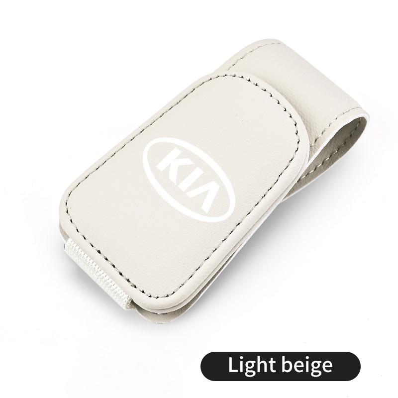 CKWQ4 Car Multifunction Sunglasses Holder Glasses Clip Card Ticket Clip Storage Clips For KIA Cerato Proceed Venga Stonic Picanto