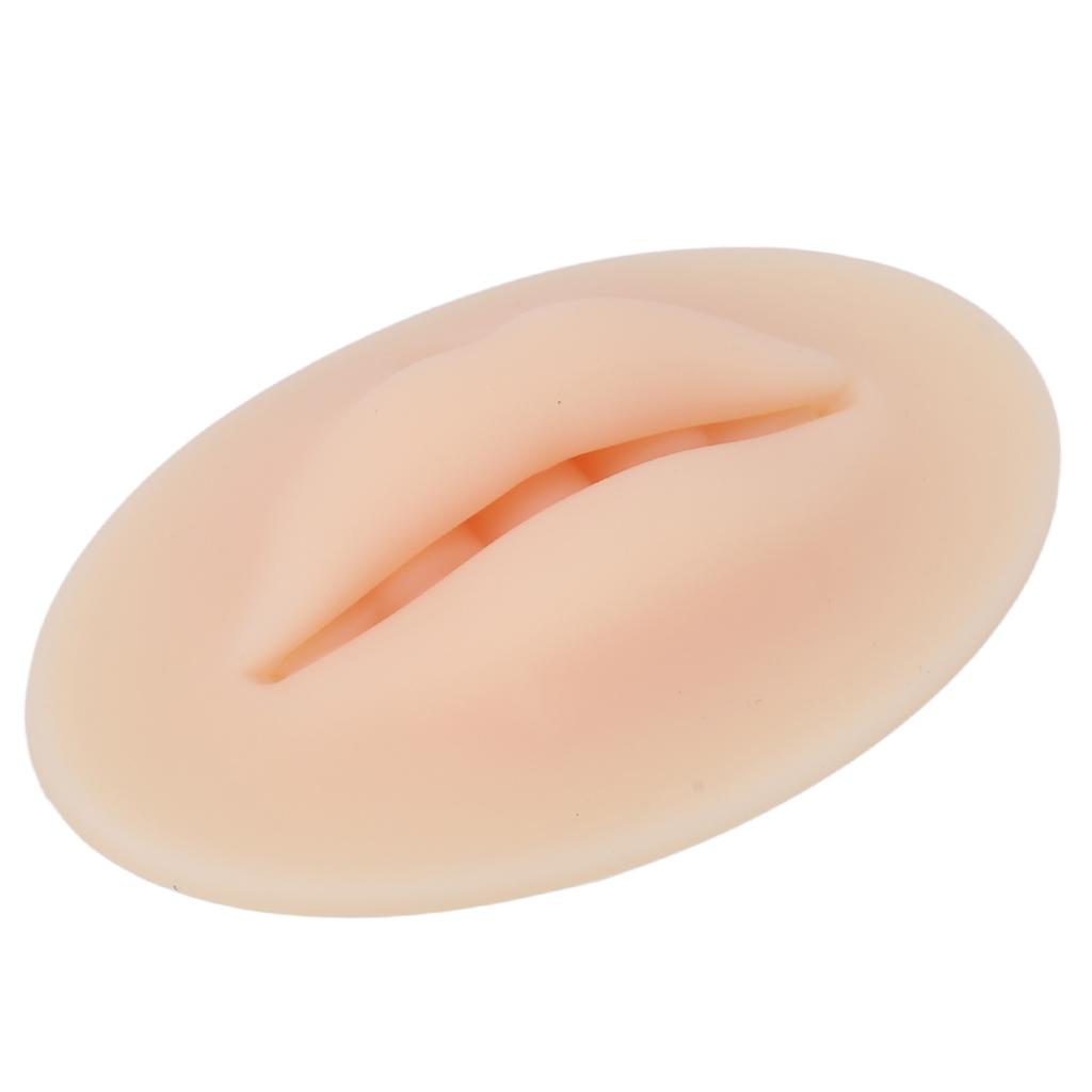 3D Silicone Lips Soft Elastic Silicone Real Skin Touch Feeling Widely Used Fake Lips for Microblading Practice
