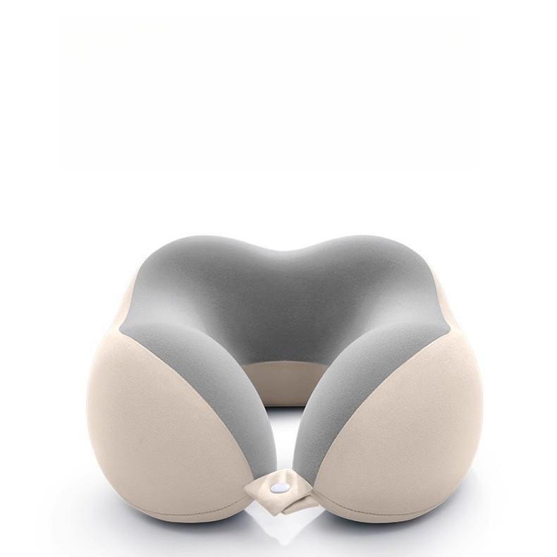 Ergonomic Neck Pillow Comfortable Ergonomic U-Shaped Neck Pillow with Storage Bag Slow Rebound Support, for Travel, Napping, and Office Use