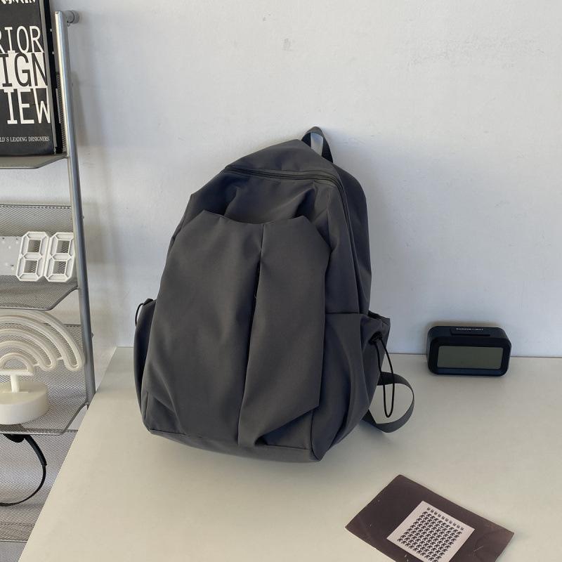 High School Student Schoolbag Ins Trendy Cool Travel College Student High School Junior High School Student Backpack Simple Backpack Large Capacity
