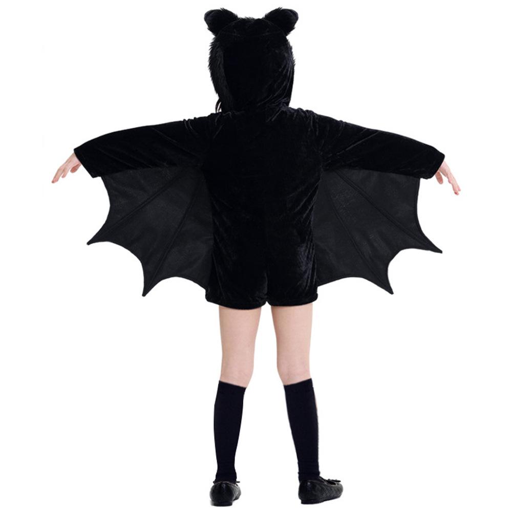 Halloween Parent-Child Dress, Girls' Bat onesie, Stage Dress, Girls' Prom Party
