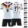 Fußballtrikot und Shorts Set für Herren mit Socken Fan Edition Teamuniform Dreiteilige Sportbekleidung für Training und Spiel
