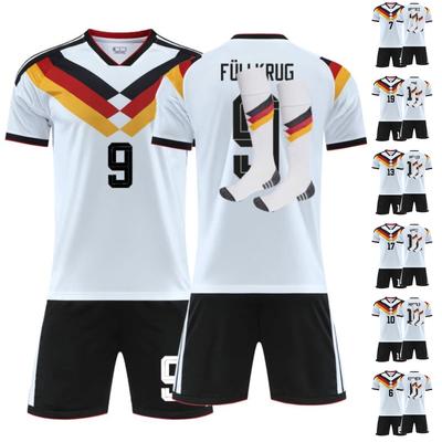 26England Away Jerseys Sports Team Uniform Set Football Training Suit Set