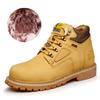 37-47 Large Size Foreign Trade Men's Martin Shoes Winter Fleece Warm Snow Boots Outdoor Hiking Tooling Shoes