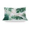 Temu Leaf Shadow Golden Thread Digital Printing Quilt Set Three-Piece Home Textile Kit