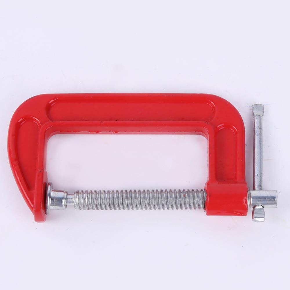 Adjustable C-Clamp G-clamp Heavy Duty Carbon Steel Clamping Device for DIY Carpentry Woodworking Welding