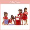 Chihiro Holding Ogino Water Bucket And Mopping Floor Scene Mini Ornament Model