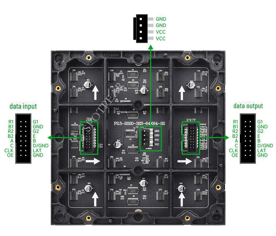 Flexible RGB LED Dot Matrix Display: Full-Color, Adjustable Brightness, Bendable, Supports Cascading
