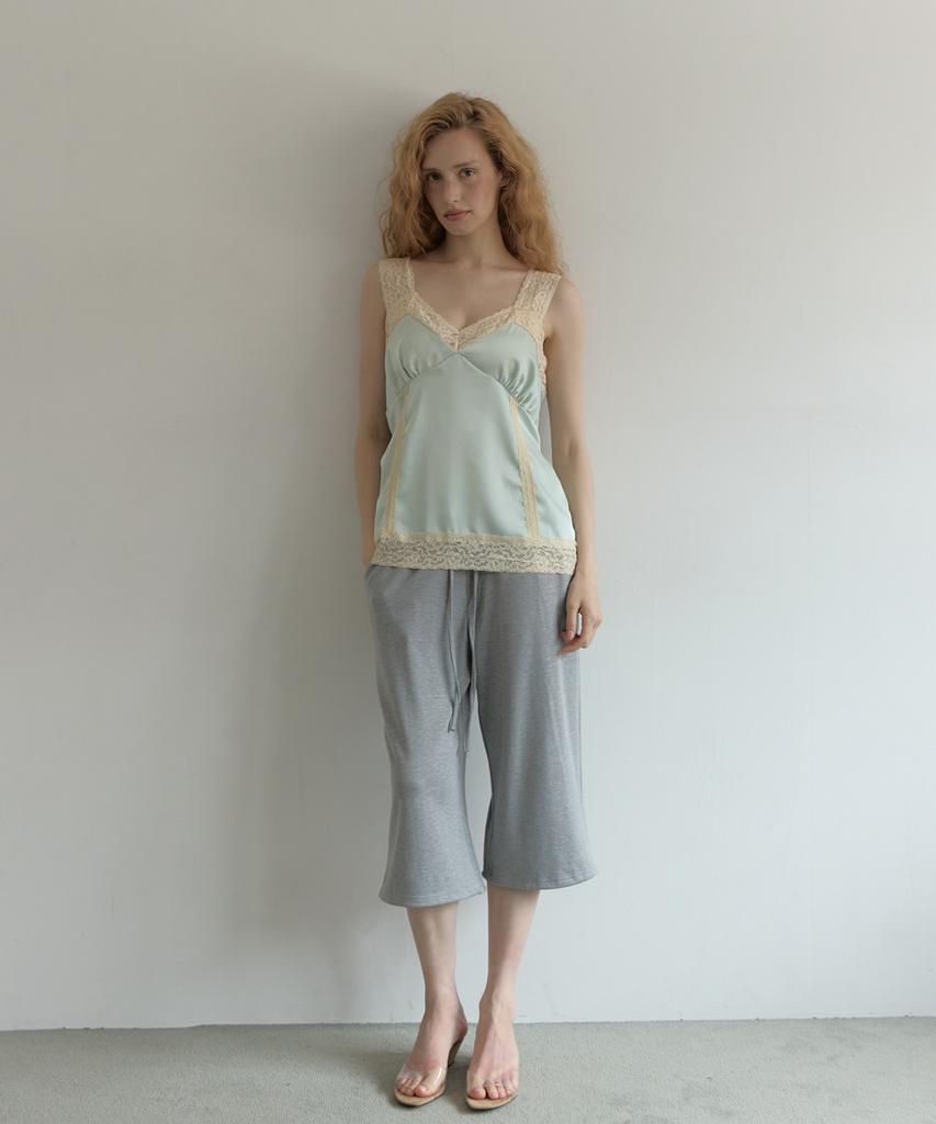 Asula Lazy Sweat Pants - Short (Melange Gray)