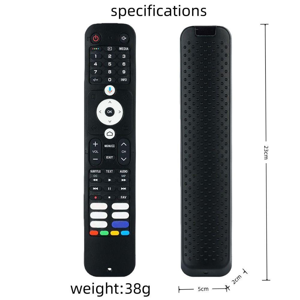 Silicone Protective Case Shockproof with Lanyard Remote Controller Cover Protector for Haier Smart TV Remote Control HTR-U32