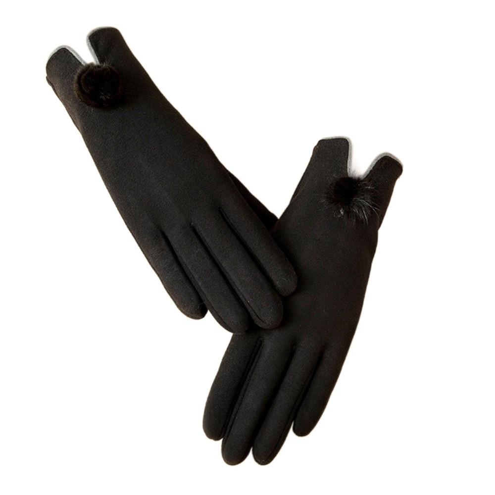 Gants d'hiver en fausse fourrure de lapin pour écran tactile, chauds, pour la conduite, moufles, gants pour nouvel étudiant, cadeau pour filles