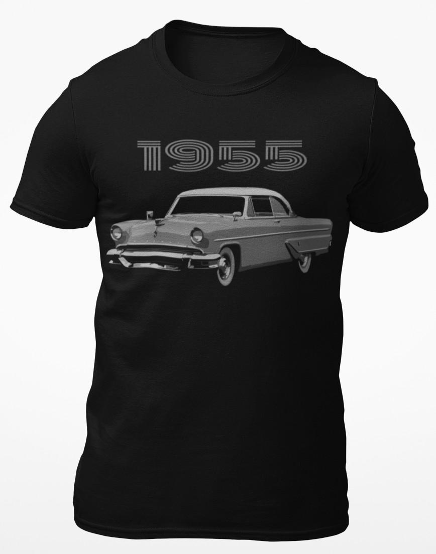 1955 Lincoln Capri Antique Classic Car Short-Sleeve T-Shirt XXXL