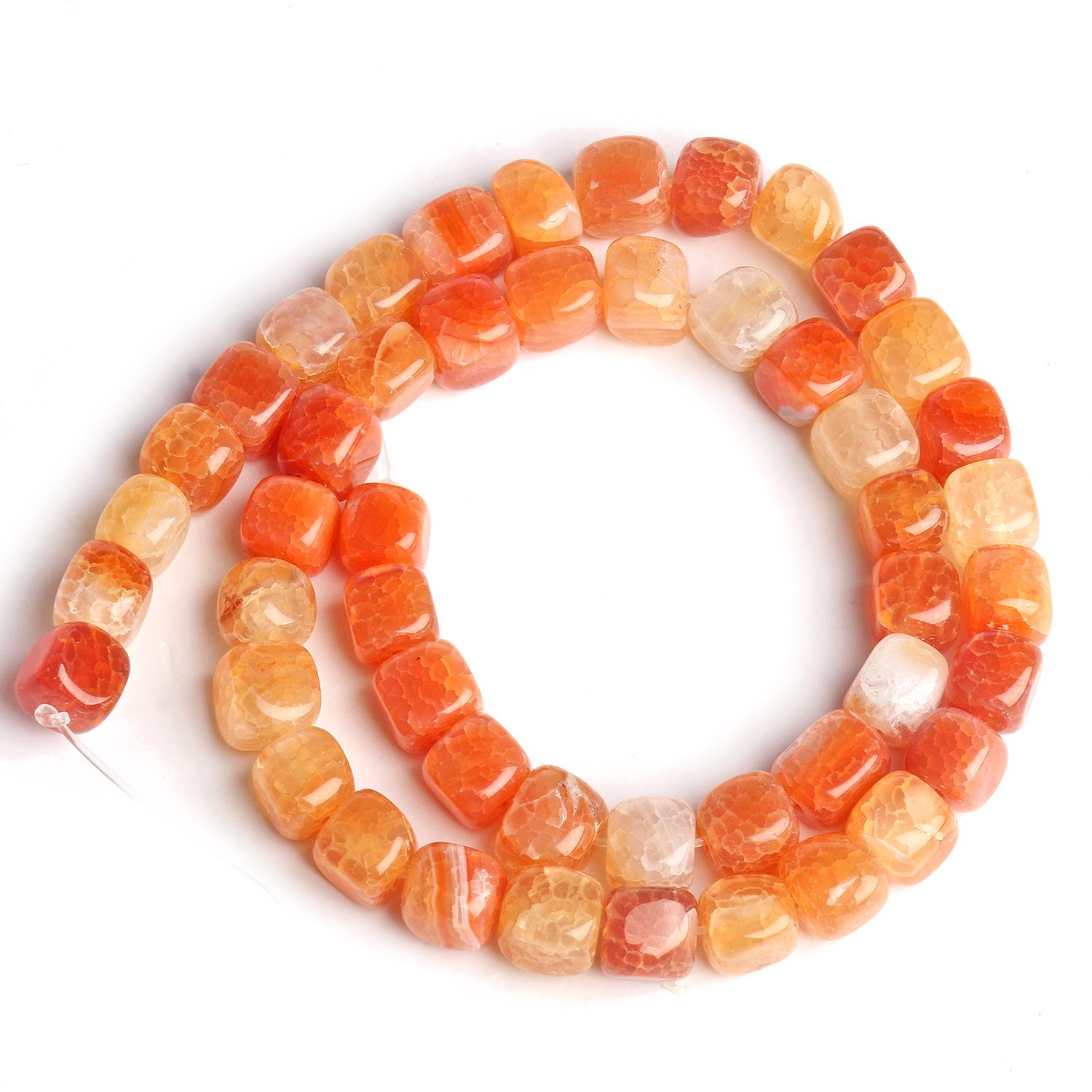 

8x8 мм разноцветные квадратные каменные кубы-разделители, свободные бусины для изготовления ювелирных изделий, браслет ручной работы «сделай сам», ремесло 8x8mm