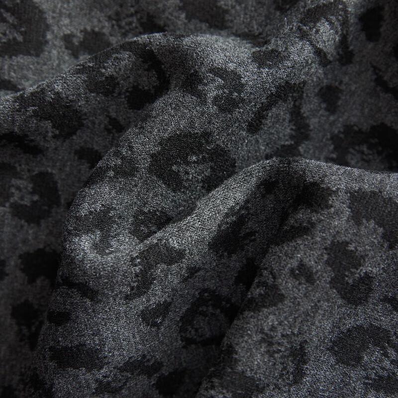 Women's Leopard Print Drawstring Elastic Waist Casual Pants