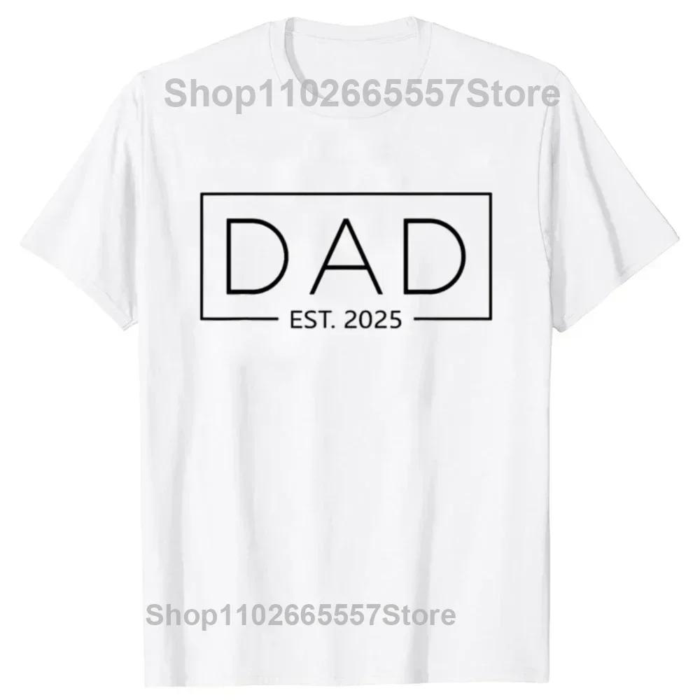 Funny Senior 2025 Dad Class of 2025 Father Daddy Father T Shirts Short Sleeve Birthday Gifts Tshirt Mens Clothing Loose Style