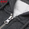 Hengyuanxiang Men's Cardigan Hooded Sweatshirt