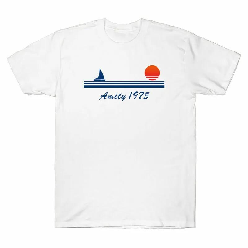 Amity 1975 Men s Island Cotton Cotton T-Shirt Unisex T-Shirt XXL