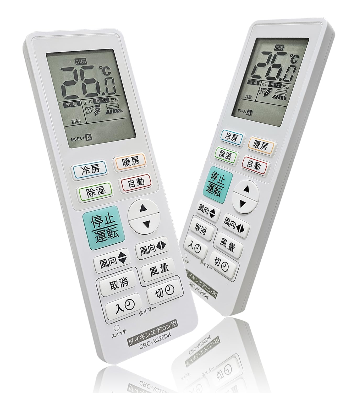 

Пульт дистанционного управления кондиционером Daikin Без настройки Совместим с бытовыми кондиционерами Daikin, произведенными с 2000 года Оснащен большим ЖК-дисплеем с флуоресцентной подсветкой