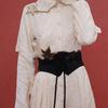 Adjustable Fabric Waistband With Ancient Maple Embroidery Width Belt For Cultural Event Photography Costume