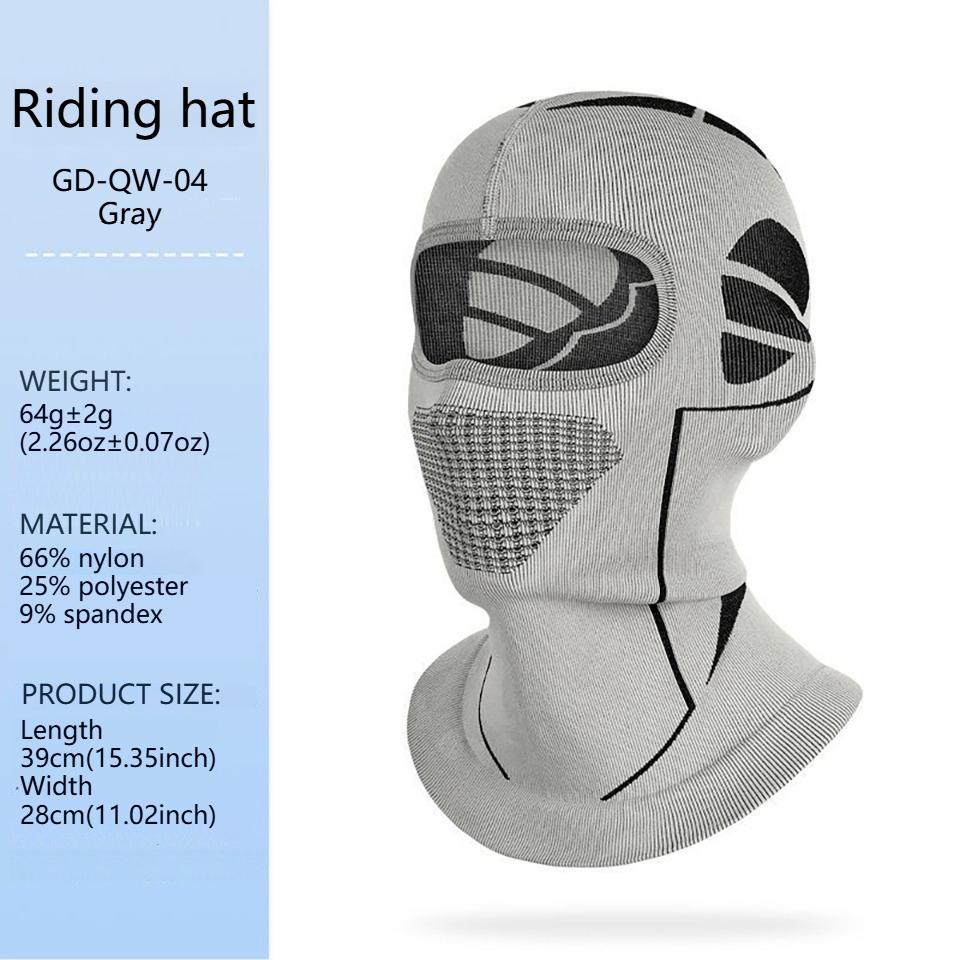 Durable And Safe Getinfit Cycling Mask Moisture Absorption Neck Guard Windproof Headgear Breathable Mesh Mouth Nose Locomotive Helmet Inner Liner