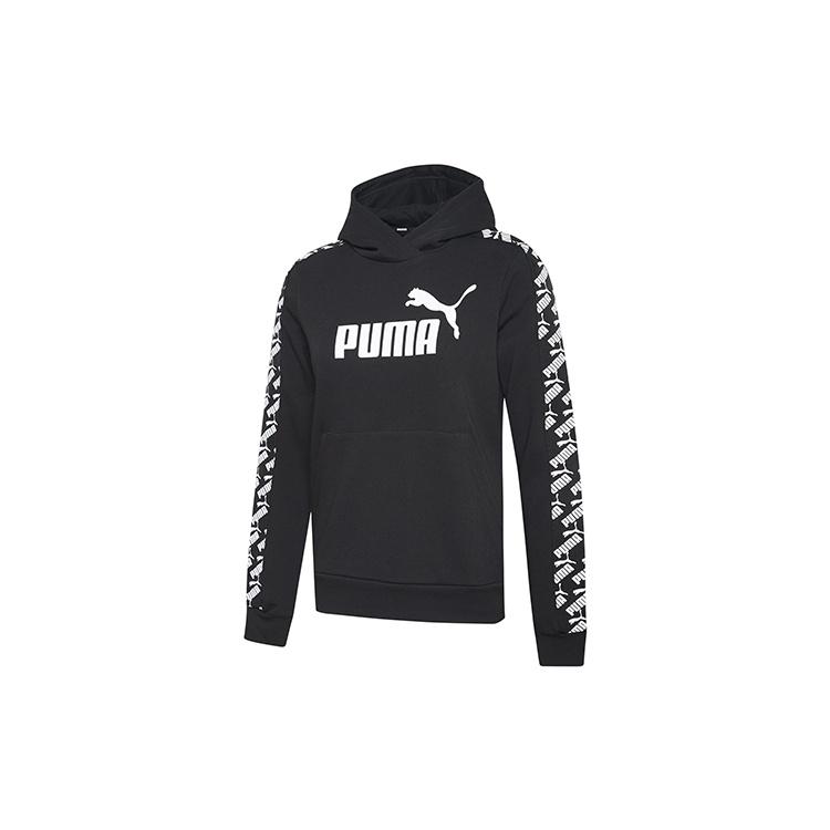 (WMNS) PUMA Amplified Cropped Hoodie Black Women s 583817-01 S