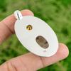 Daughters Day Sale Natural Elestial Quartz Citrine Pendant Jewelry 925 Silver