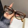 1pcs of Fashionable Cat Eye Transparent Lens Glasses Suitable for Both Parties and Daily Wear