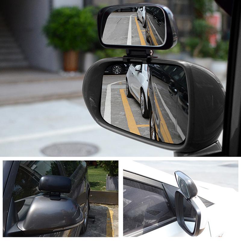 Car Blind Spot Mirror Adjustable Convex Rearview Mirror Wide Angle Mirror For Safety Parking Car Mirror