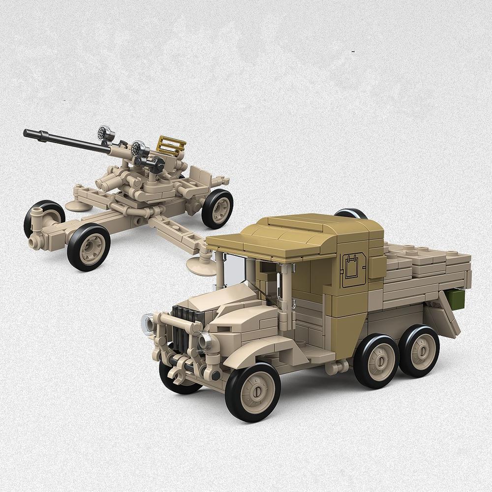 Military War Series WW1 World War I Building Blocks Set Heavy Tank Armored Vehicle Model DIY Kids Toys Boy Birthday Gift