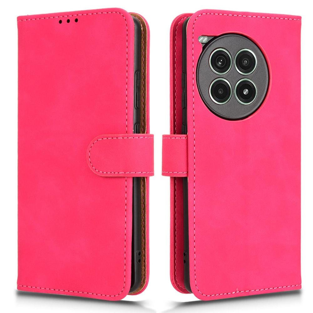 For OnePlus Ace 3 Pro 5G Case Skin-Feel Leather Anti-Drop Wallet Flip Phone Cover