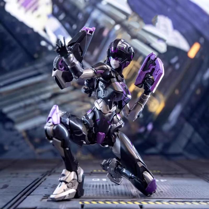 Meili Infinity M66337 Arcee Inspiriert von Riobot 17cm ABS Transformation Montage Modellbausatz Actionfiguren Roboter Spielzeug Sammler