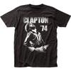 Eric Clapton 74 Mens T Shirt Music Classic Concert Rock Band Tee New Black