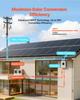 Inverter Solare Ibrido 3000W, da 24V CC a 230V CA, Inverter di Potenza Caricabatterie a Onda Sinusoidale Pura, Controller Solare MPPT 80A Integrato, Compatibile con Piombo-Acido