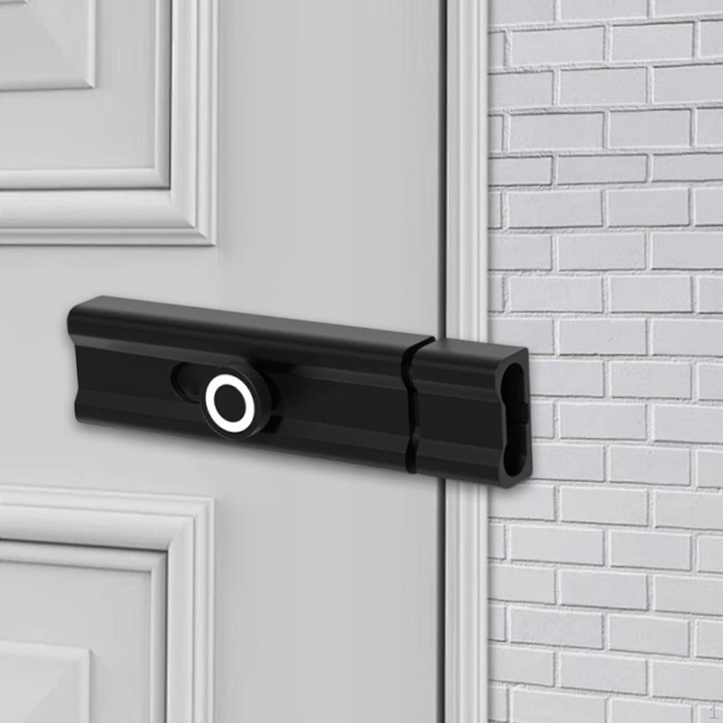Slide Bolt Door Latch Aluminum Alloy Lock Hardware Reliable for Home Office