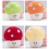 Cute Colorful Dopamine Mushroom Plush Doll Adorable Vegetable Stuffed Toy For Kids And Girls