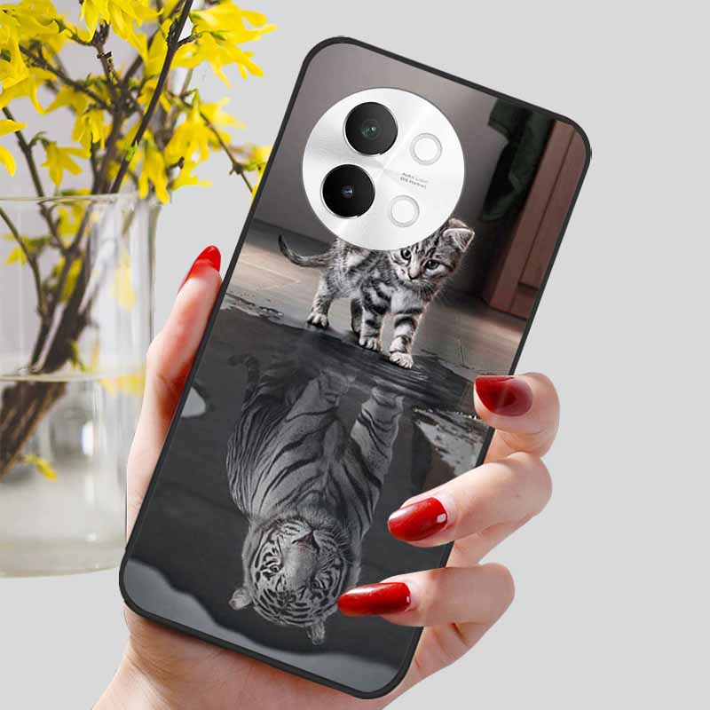 For Vivo V40 Lite 5G Case Fashion Soft Silicone Lovely Phone Cover for Vivo V 40 Lite V40Lite 5G Protect Back Cover TPU Coques