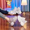 Silver Platform Dad Shoes Women's Shoes New Autumn Breathable Small Man Height Increase Casual Versatile Sports Shoes