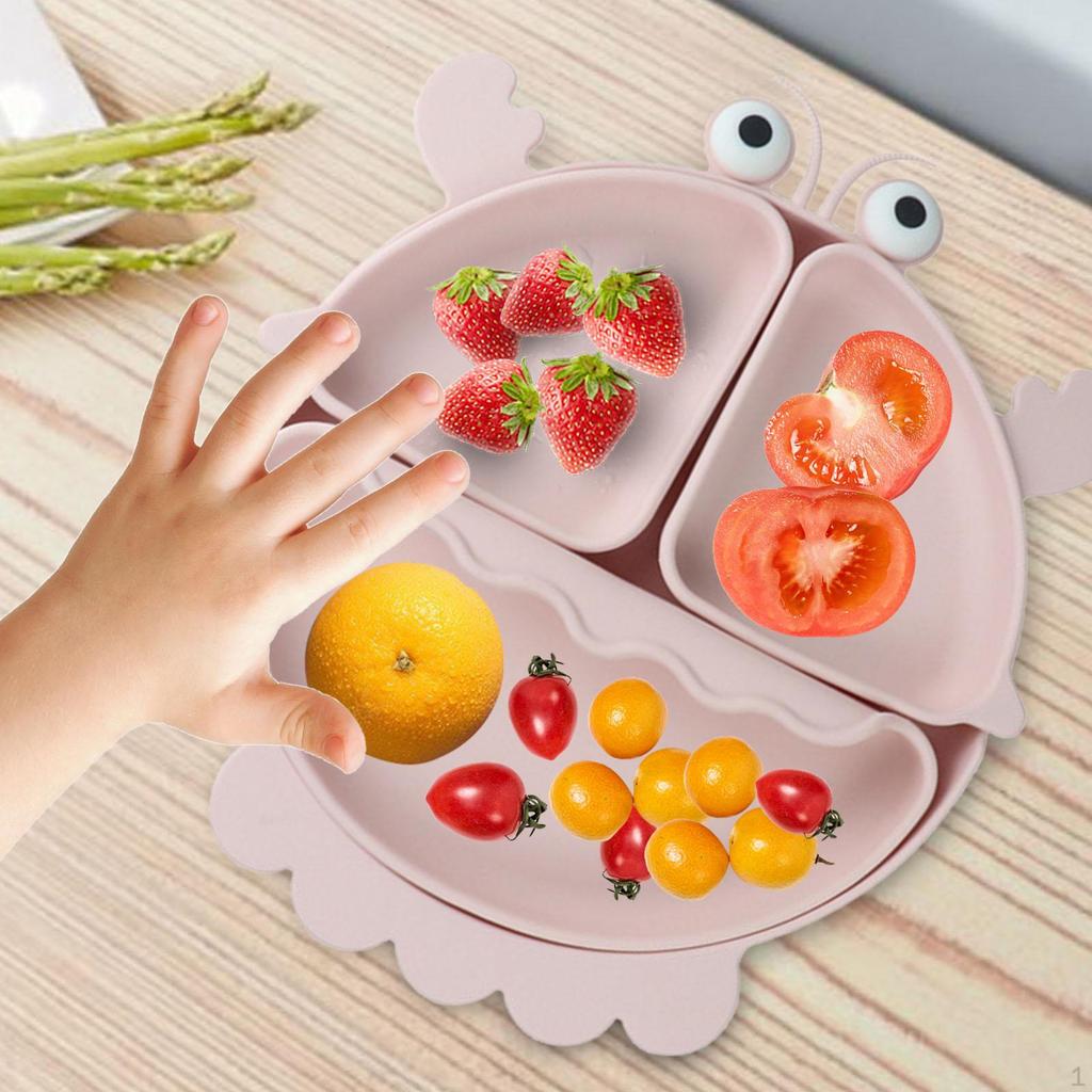Colorful Divided Plate Set for Children - BPA- Kids Dinnerware