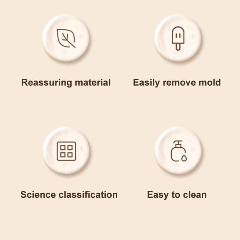 4/8 Gniazd Forma do lodów na patyku z pokrywką Domowe Lody z fasoli Mung Domowe Lody Formy do mrożonych lodów