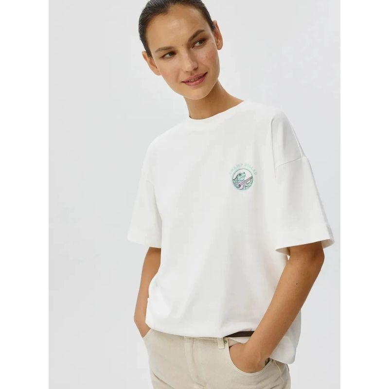 Fashion Printed T-shirt Western Style New Fashion Casual Loose Print Short sleeve T-shirt Top