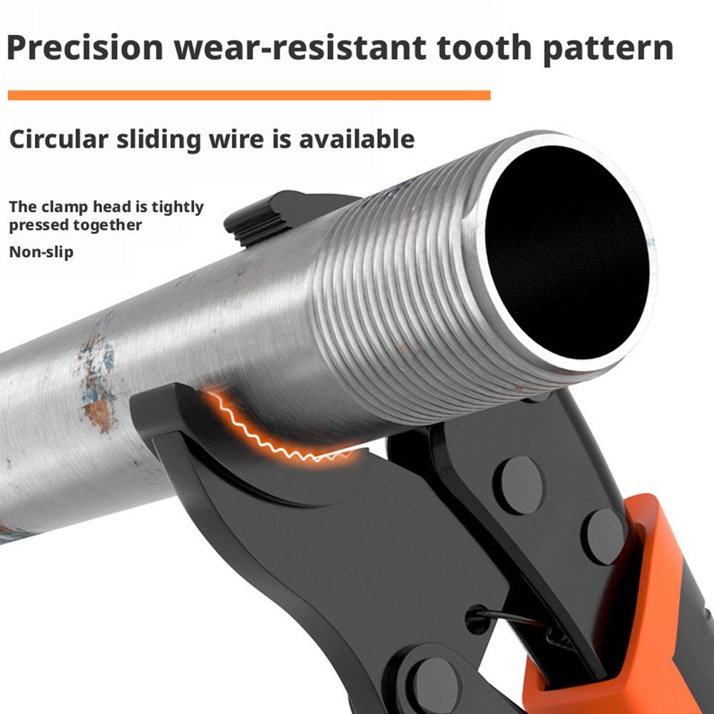 Portable 7/9/10 Inch Multi-functional Calipers Universal Strong Locking Pliers Pressure Pliers Round/Straight/Tip Mooth Pipe Wre