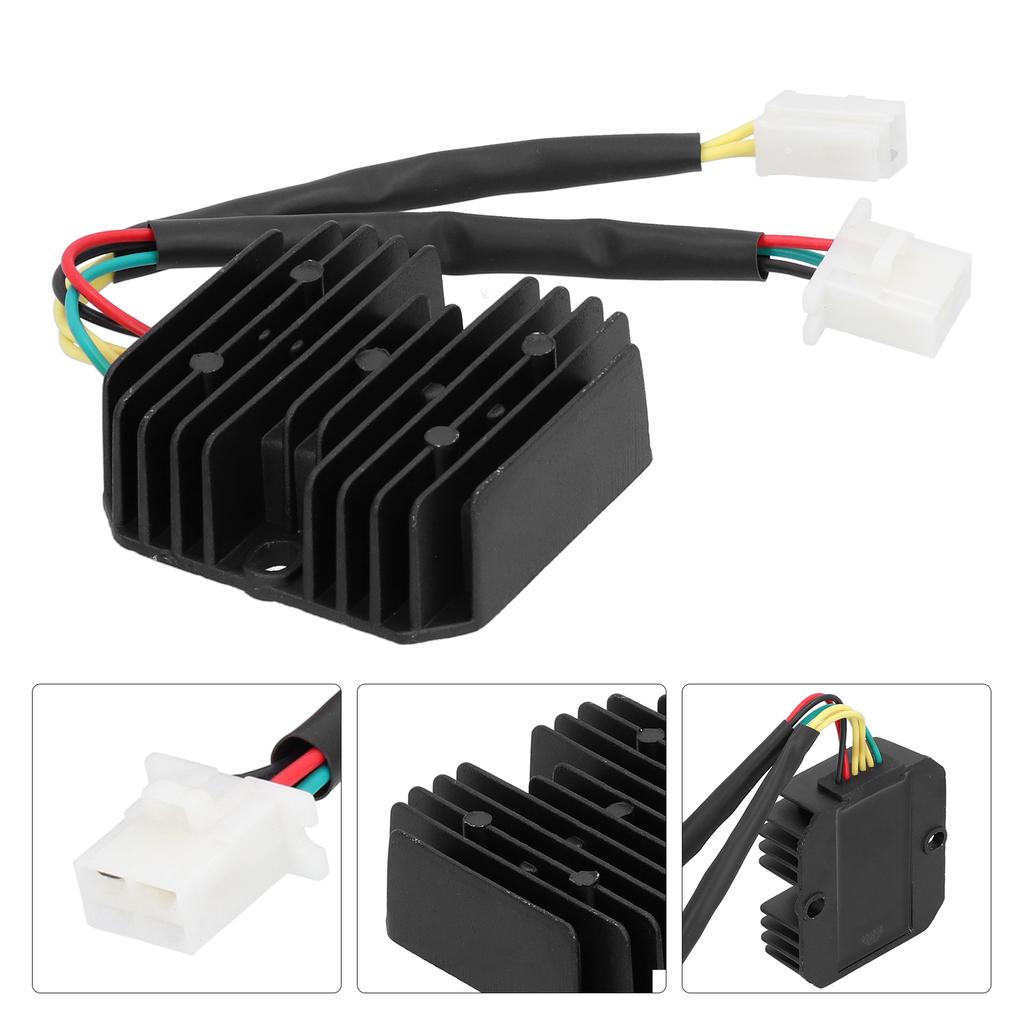 Voltage Regulator Rectifier 6 Wires Replacement for 250cc Scooter Moped Quad ATV