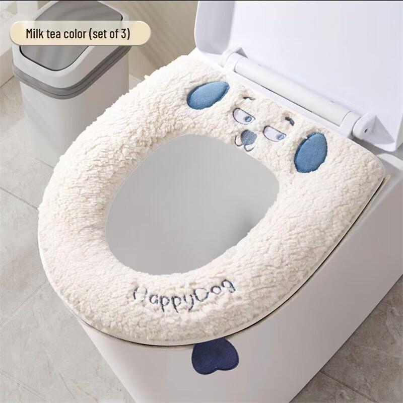 Bai Cheng Dao Universal Thickened Waterproof Adhesive Toilet Seat Cover