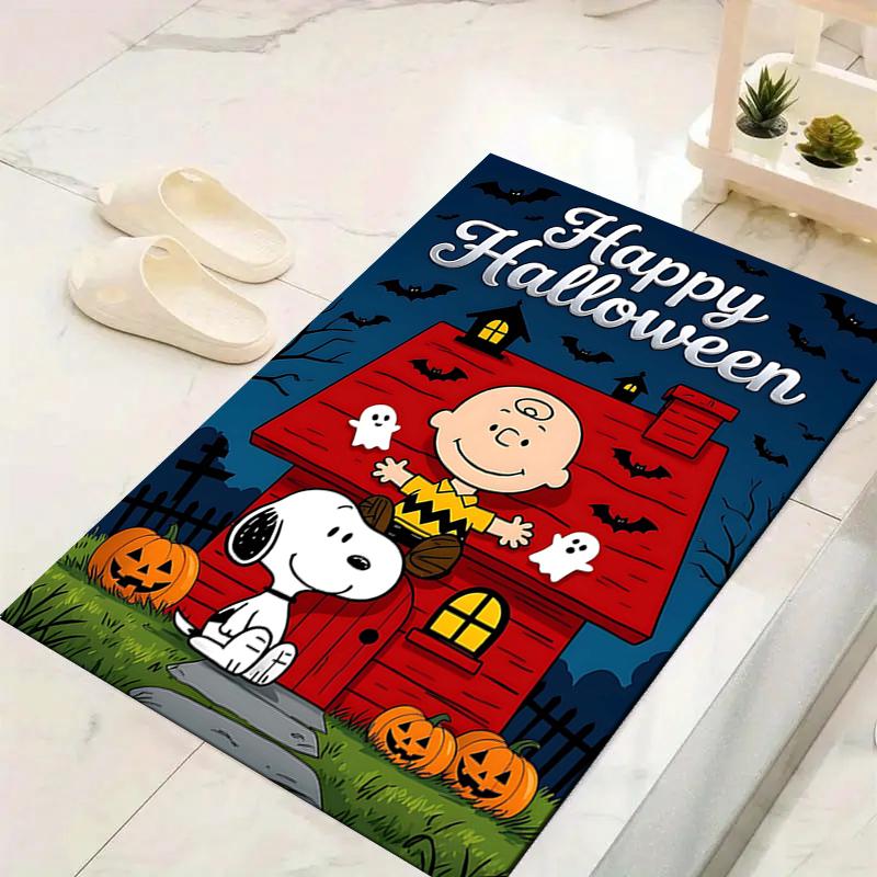 1Pc Nightmare Before Christmas Rug Office Carpet Indoor Outdoor Doormat Nonslip Soft And Comfortable Living Room Christmas Halloween Gift D91892