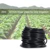 50m Watering Tubing Pipe 4/7mm Drip Irrigation System for Home Garden Plants Flowers Water Supply ADM