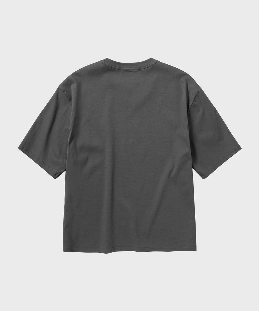 NONBLANK Reporter Cotton Crop Hs T-Shirt_Charcoal